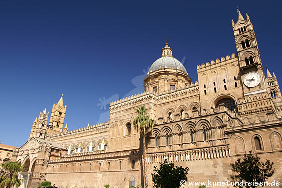Gesamtansicht der Kathedrale, Palermo