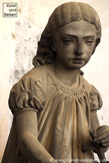Genua, Monumentalfriedhof Staglieno - Grabfigur
