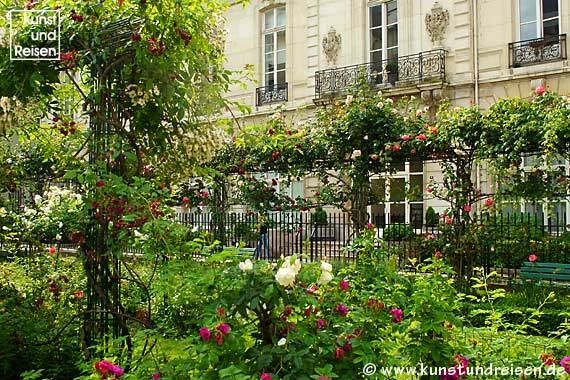 Rosengarten an der Rue de Hesse - Paris