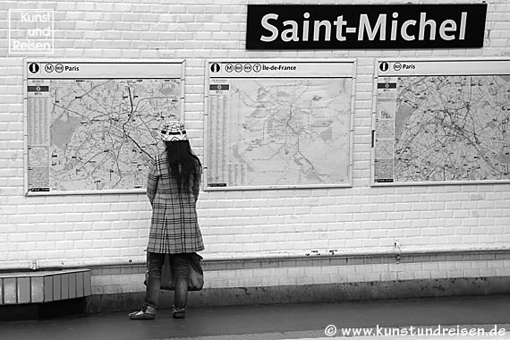 Metro-Station Saint-Michel, Paris