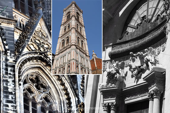 Romanik, Gotik, Renaissance, Barock - Stilepochen der Architektur