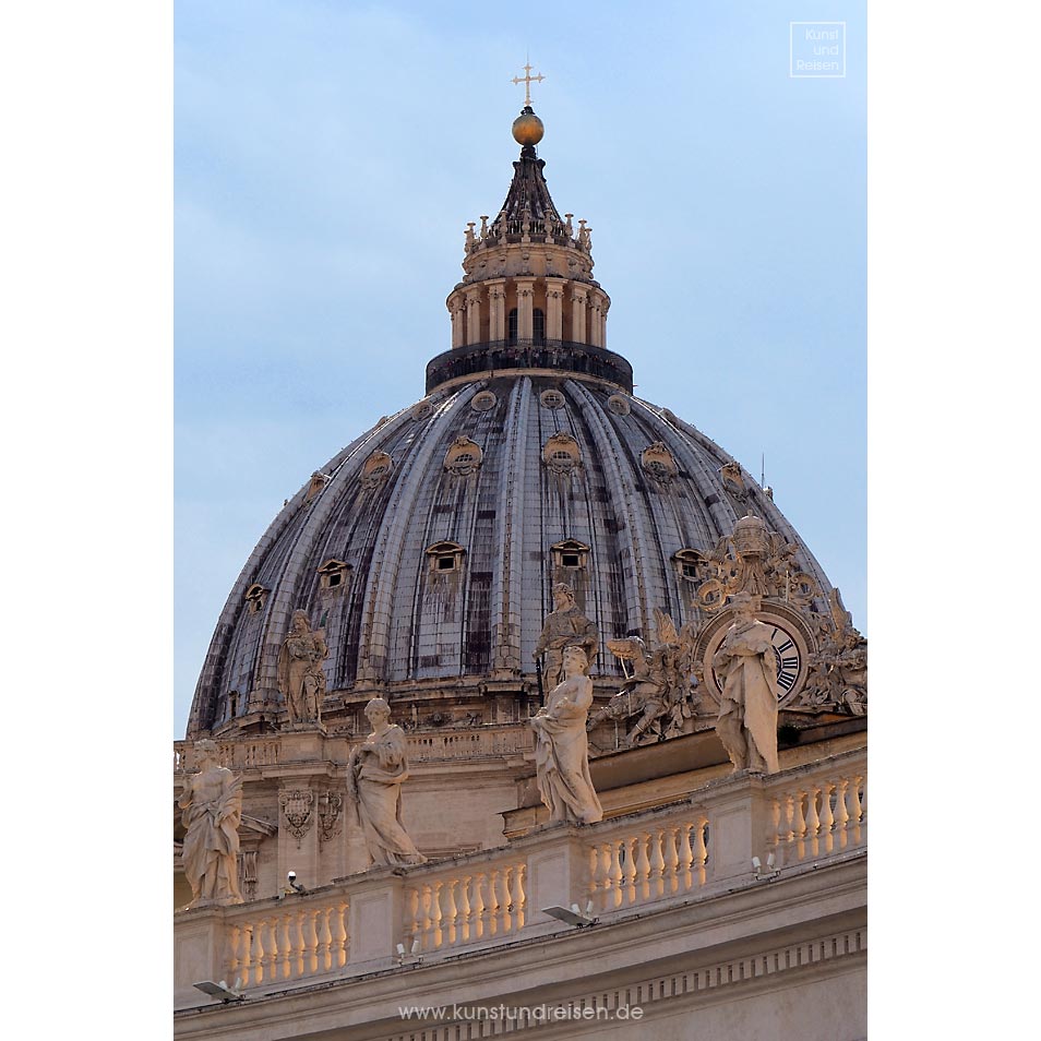 Michelangelo Buonarotti, Kuppel des Petersdoms