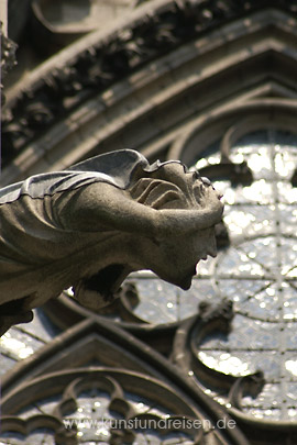 Architektur der Gotik - Kölner Dom, Wasserspeier
