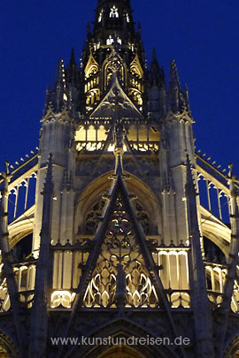 Architektur der Gotik - Rouen, Spätgotiche Kirche Saint Maclou