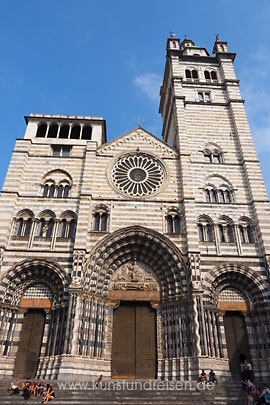 Architektur der Romanik - Genua, Kathedrale San Lorenzo