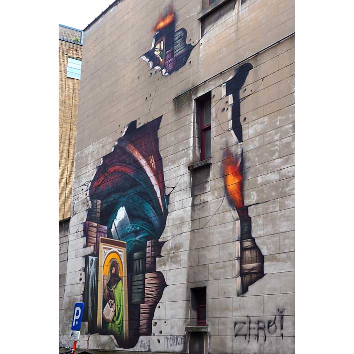 Street Art Mural Bart Smeets - Gent, Belgien