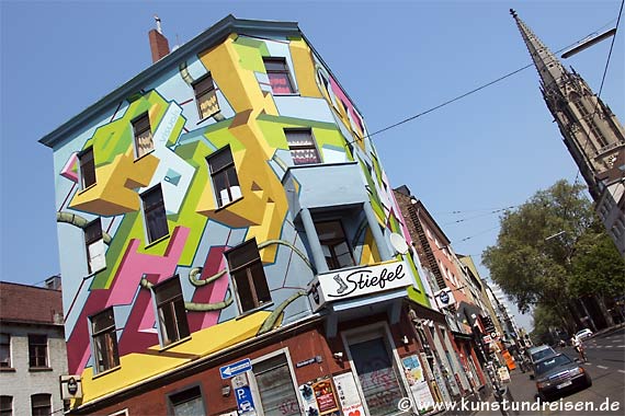 Köln, Zülpicher Straße, Streetart