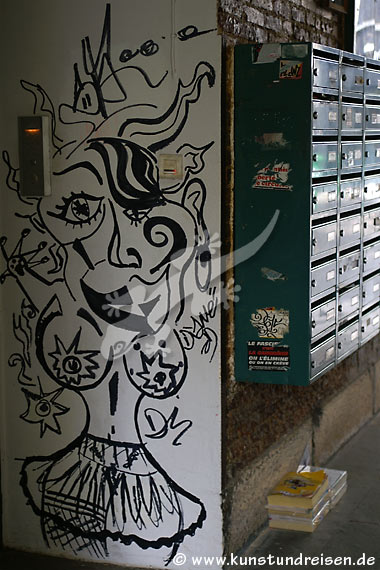 Paris, Bastille - Graffiti Piece