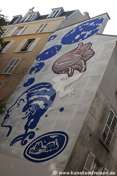 Paris, Montmartre, Rue des Dames - Graffiti Piece