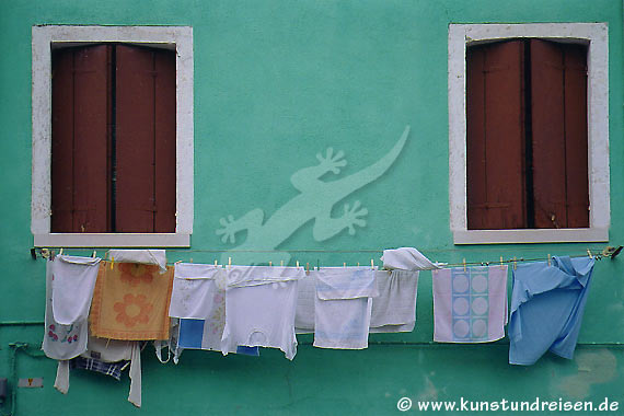Burano - Venedig, frische Wäsche