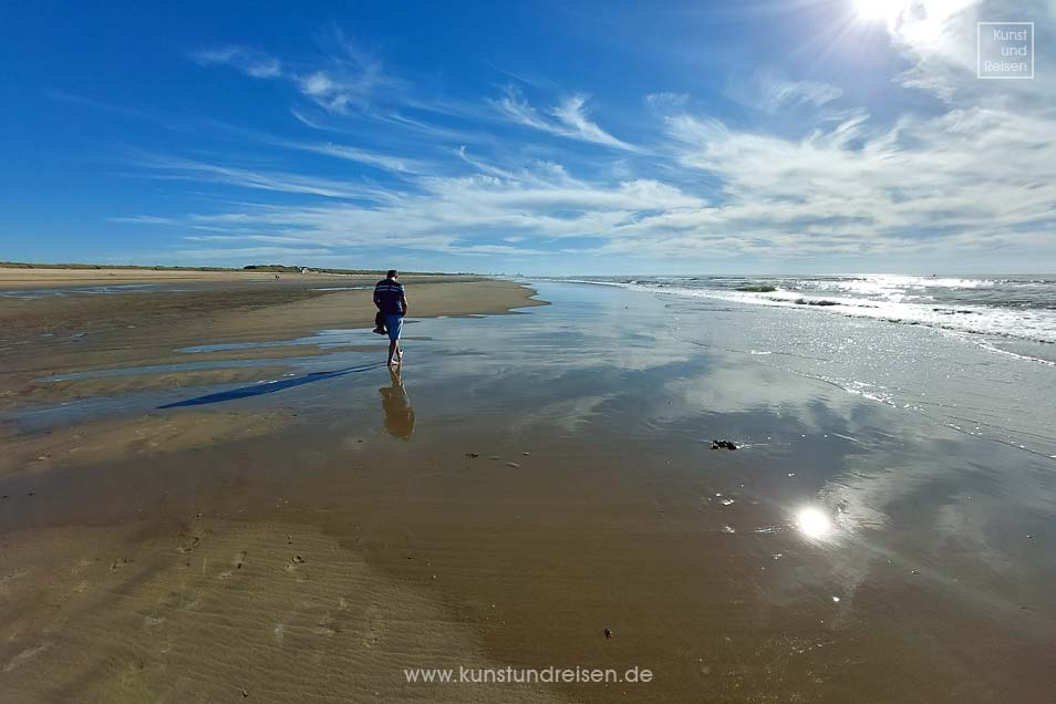 Sandstrand Wattenmeer De Haan Belgien