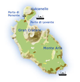 Landkarte: Vulcano
