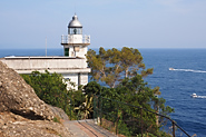 Leuchtturm, Portofino, Ligurien